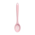 thumbnail image 1 of Silicone Kitchen Ladle Spoon with Strainer - Long Handle Soup Skimmer with Hook - Heat Resistant Nonstick Cooking Utensil for Ramen Noodles Rice Pasta - Dishwasher Safe Slotted Serving Spoon, 1 of 5