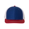 thumbnail image 1 of Adjustable Snapback Trucker Cap, Adjustable, RoyalWhiteRed, 1 of 3