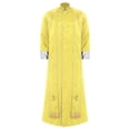 thumbnail image 1 of iiniim Mens Friar Medieval Renaissance Priest Long Robe Church Worship Halloween Party Cosplay Costume Yellow L, 1 of 4
