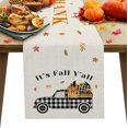 thumbnail image 1 of It's Fall Y'all Table Runners 120 Inches Long Washable Pumpkin Truck Thanksgiving Table Runner for Round Table Kitchen Coffee Dining End Table Living Room Use, 1 of 8