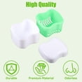 thumbnail image 3 of Maytalsory 2pack/lot Denture Retainer Case Wide Application Easy To Carry Gentle Cleansing Orthodontic Case green, 3 of 6