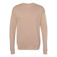 thumbnail image 1 of Bella Canvas Men`s Drop Shoulder Fleece, 2XL, Heather Sand Dune, 1 of 3
