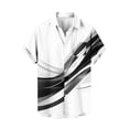 thumbnail image 2 of Styesk T-Shirts pour Hommes Col Rabattu Fluide Léger Manches Courtes Cardigan Boutonné Haut Chemise Manches Courtes Col Rabattu Haut Chemise, 2 of 4