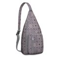 thumbnail image 1 of Modern Art Sling Backpack - Museum-Worthy Print Crossbody Bag, Fashion Forward Design, 1 of 4