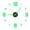 A, variant on Kcavykas Clearance Sales,Canada Day,open Season Luminous Wall Clock Stickers, DIY Glowing Frameless Hanging Watches, DIY Sticker Wall Clocks for Kitchen, Bathroom, Home Decoration , Digital Luminous