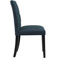 thumbnail image 3 of Modway Duchess 21.5" Button Tufted Polyester Fabric Dining Chair, Azure Blue, 3 of 5