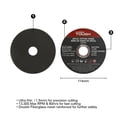 thumbnail image 2 of Hyper Tough 2-Pack Aluminum Oxide Metal Cutting Wheels,4-1/2 x 7/8-inch,Ultra Thin, 2 of 5