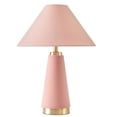 thumbnail image 1 of Beautiful Rose Pink Velvet Table Lamp by Drew Barrymore, 1 of 6