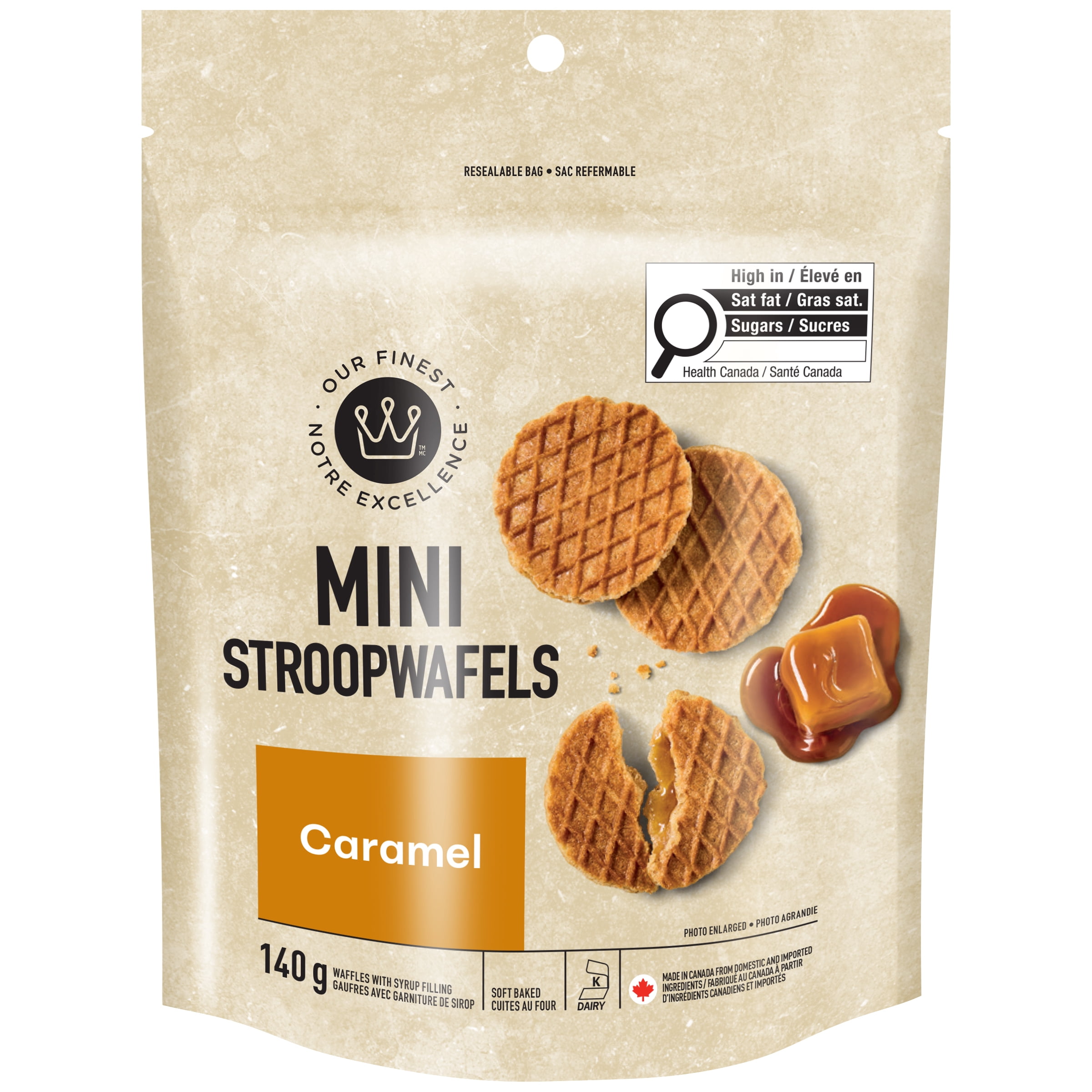 Our Finest Caramel Mini Stroopwafels