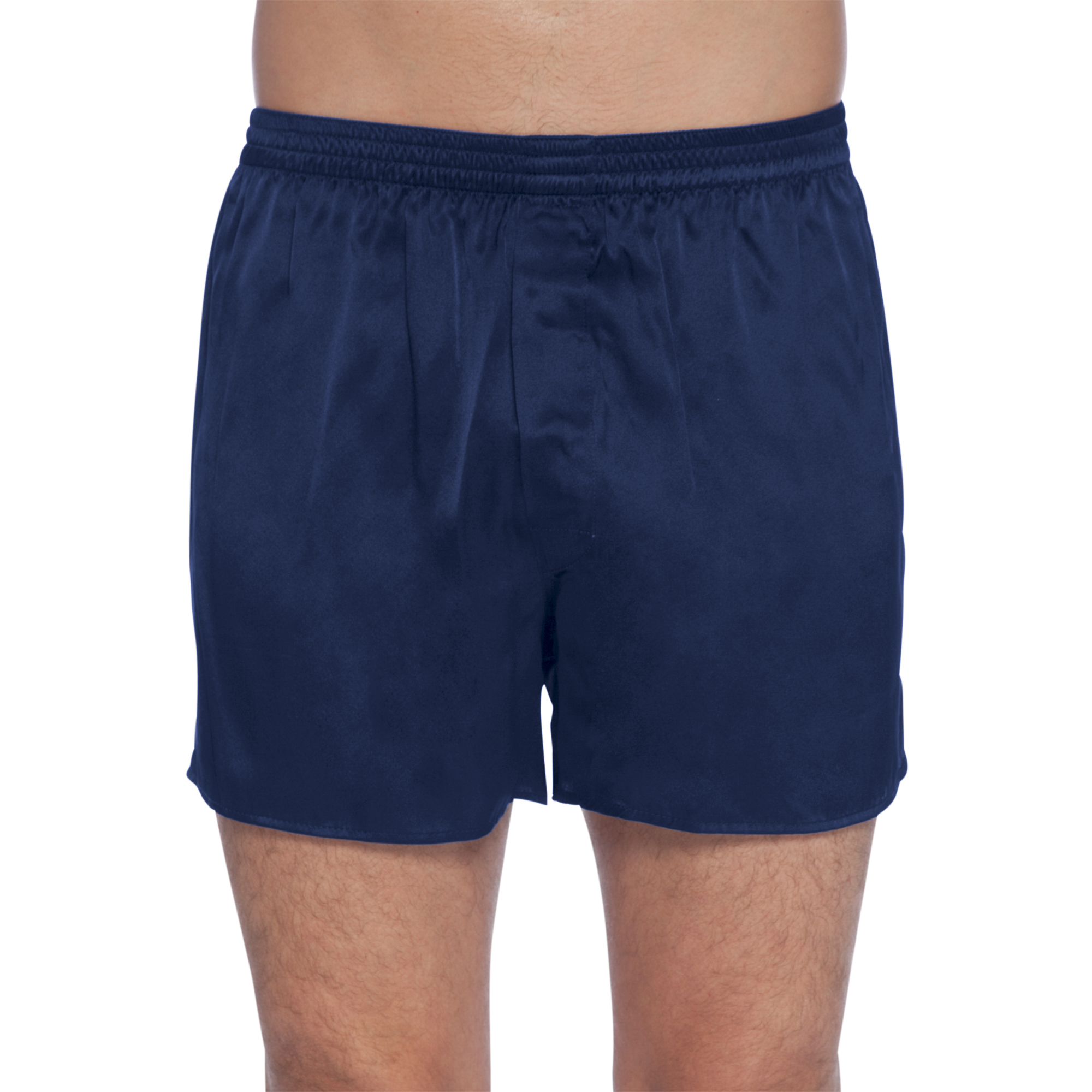 Intimo Mens Classic Silk Boxers, Dark Navy, Small
