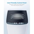 thumbnail image 5 of Midea Portable Washing Machine, 0.9 cu. ft with 6 Cycles, Transparent Lid, White, 5 of 5