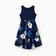 thumbnail image 3 of PatPat Family Matching Floral Print Cotton Top Short-sleeve Shirt or Splicing Sleeveless Tank Dress, 3 of 6