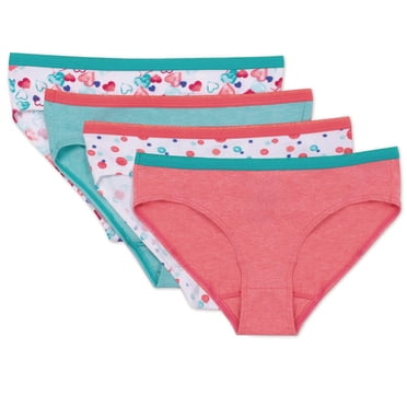 Hanes Girls 4 Pack Breathable Stretch Tagless Hipster
