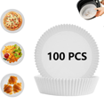 thumbnail image 3 of Air Fryer Liners, 100 pcs Air Fryer Disposable Paper Liner Air Fryer Accessories Air Fryer Paper for Air Fryer Paper Liners Liners for Baking Roasting Microwave, 3 of 7