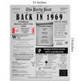 thumbnail image 2 of The Party Post 55th Birthday Party Decorations Poster Born in 1969, 2 of 4
