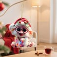 thumbnail image 1 of Acrylic Christmas Ornament under 5! CQCYD Christmas Acrylic Flat Pendant, 2D Car Hanging Ornament for Rearview Mirror, Festive Tree Decoration for Home and Gift, 1 of 6