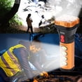 thumbnail image 4 of TopLLC Solar Power LED Flashlight, Super Bright High Powered Flash Light with COB Side Light, Solar/USB Charging Waterproof 5 Modes High Lumens Flashlights with Power Display for Camping Emergency, 4 of 7