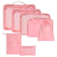 thumbnail image 2 of 6Pcs Foldable Travel Packing Cubes, Waterproof Storage Organizer Bags Set with Buckle and Mesh Design, 2 of 5