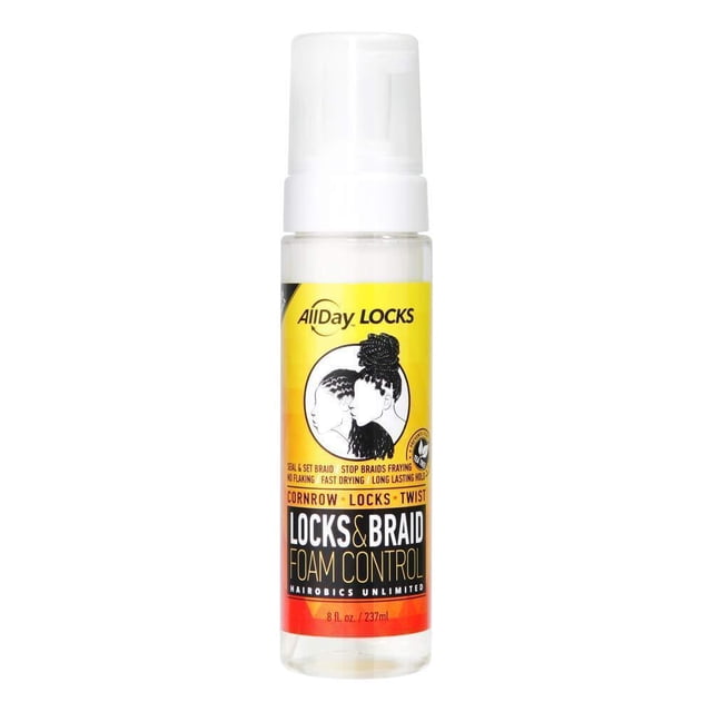 All Day Locks & Braid Foam Control 8oz Bottle