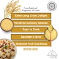 thumbnail image 4 of Pride Of India - Extra Long Indian Golden Basmati Rice - Healthy Parboiled Sella Grain, 3 Pound Jar, 4 of 6