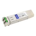 thumbnail image 1 of AddOn SFP+ Arista Transceiver Compatible - module Émetteur-Récepteur SFP+ - 10 Gigaoctets - 10 Gbase-Dwdm - LC Monomode - jusqu'à 24,9 Milles - 1537,40 nm, 1 of 3