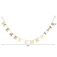 thumbnail image 5 of FRAÎCHE Holiday Gold "Merry Christmas" Hanging Letters Garland, 5 of 5