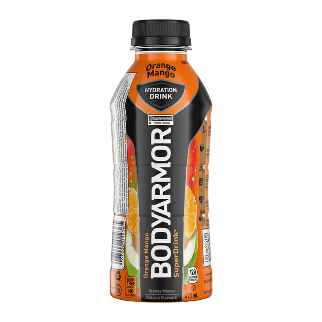 BodyArmor SuperDrink Orange Mango Bouteille, 473 mL