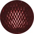 thumbnail image 1 of Ahgly Tapis d'Intérieur Lavable en Machine Carré Transitionnel Marron Chocolat, 3 Pieds Carré, 1 of 7