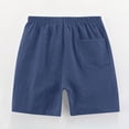 thumbnail image 3 of RXIRUCGD 2025 Summer Clothes for Kids 2PC Children's Summer Solid Casual Sports Shorts With Drawstring For Kids, 3 of 8