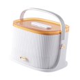 thumbnail image 4 of Yinanstore Medicine Organizer Container Portable Empty Multipurpose Large Capacity Medicine Box First Aid Box for Household Camping Dorm White, 4 of 8