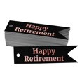 thumbnail image 1 of Inkdotpot Rose Gold Foil Paper Hang Tags Happy Retirement Favor Tags 50 Pieces, 1 of 1