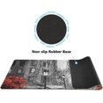 thumbnail image 3 of Eiffel Tower Paris Street Large Gaming Mouse Pad Big Mousepad & Keyboard Mat NonSlip Rubber Base for Computer Laptop Ideal for Home & Office Use 31.5 x 11.8 inch, 3 of 6