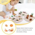 thumbnail image 4 of pitrice 1 Set Spade Worm Model Premium Plastic Material Meaningful Insect Figurines Early Educational Growing Models for School Project scorpion type 1, 4 of 6