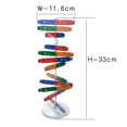 thumbnail image 4 of Bangcool DNA Model Educational Double Spiral Model Teaching Prop Science Teaching Tool, 4 of 10