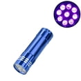 thumbnail image 2 of UsRHHA Mini Aluminum UV Flashlight 9 LED Blacklight, Portable Violet Torch for Curing Detection, Ultraviolet Lamp, 2 of 7