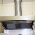 thumbnail image 3 of OULII 1Pcs Conduit Flexible Isolé pour Échappement de Cuisine Design Pratique Argent, 3 of 5