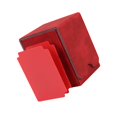 thumbnail image 1 of ziyahi Étui en Cuir 100+ Cartes pour Cartes de Visite Rouge, 1 of 6