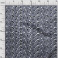 thumbnail image 3 of oneOone Rayon Medium Blue Fabric Tropical Texuredd Leaf Sewing Material Print Fabric by The Yard 56 Inch Wide, 3 of 4
