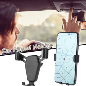 Support de téléphone de voiture Air Vent Support mobile Cradle Cradeau porte-téléphone cellulaire Montage automatique de voiture pour 4.0-6.0 Inch Téléphone noir