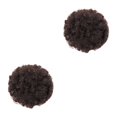 thumbnail image 2 of Baohd Effortless Afro Puff Drawstring Ponytail Bun Short Afro Kinky Puff Synthetic Brown Black 2Set, 2 of 6