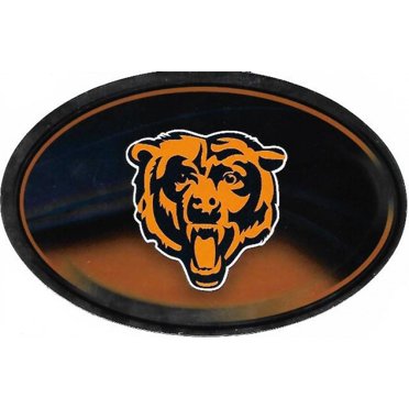Chicago Bears Autocollant Ovale Chromé Découpé