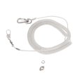 thumbnail image 1 of Yinanstore Bird Leash Outdoor Elastic Training Rope Flying Band for Parrot Cockatiel Parakeet Macaw Cockatoo , 5m rope and Size 8 Anklet 5m rope and Size 8 Anklet, 1 of 8