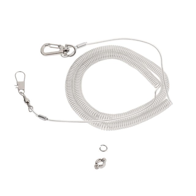 Yinanstore Bird Leash Outdoor Elastic Training Rope Flying Band for Parrot Cockatiel Parakeet Macaw Cockatoo , 5m rope and Size 8 Anklet 5m rope and Size 8 Anklet