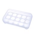 thumbnail image 1 of 15 Grids Egg Storage Holder Box Plastic Case Food Kitchen Refrigerator Organizers Container Kitchen Tool[White], 1 of 5