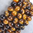 thumbnail image 4 of Natural Healing Power Gemstone Crystal Beads Unisex Adjustable Macrame Bracelets 8mm,Tiger Eye, 8MM, 4 of 4