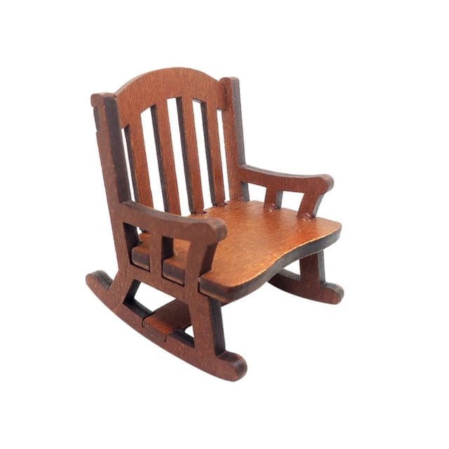 Mode Scène de Chaise Berçante 1:12/1:6 Mini Maison de Jeu Poupée Mini Kits de Garage