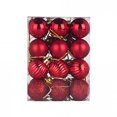 thumbnail image 4 of 30mm Christmas Xmas Tree Ball Bauble Hanging Home Party Ornament Decor 24PC, 4 of 9
