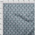 thumbnail image 2 of oneOone Cotton Poplin Fabric Leaves & Floral Block Print Fabric BTY 56 Inch Wide, 2 of 5