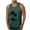 Green, variant on Birdeem Tank Top for Men Mens Tank Colorless Gradient Printing Round Neck Thin Strap Leakage Back Regular Casual Sports Tank Blouses