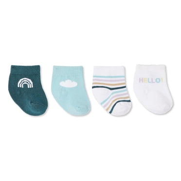 Lot de 4 paires de chaussettes George collection non genrée pour nourrissons